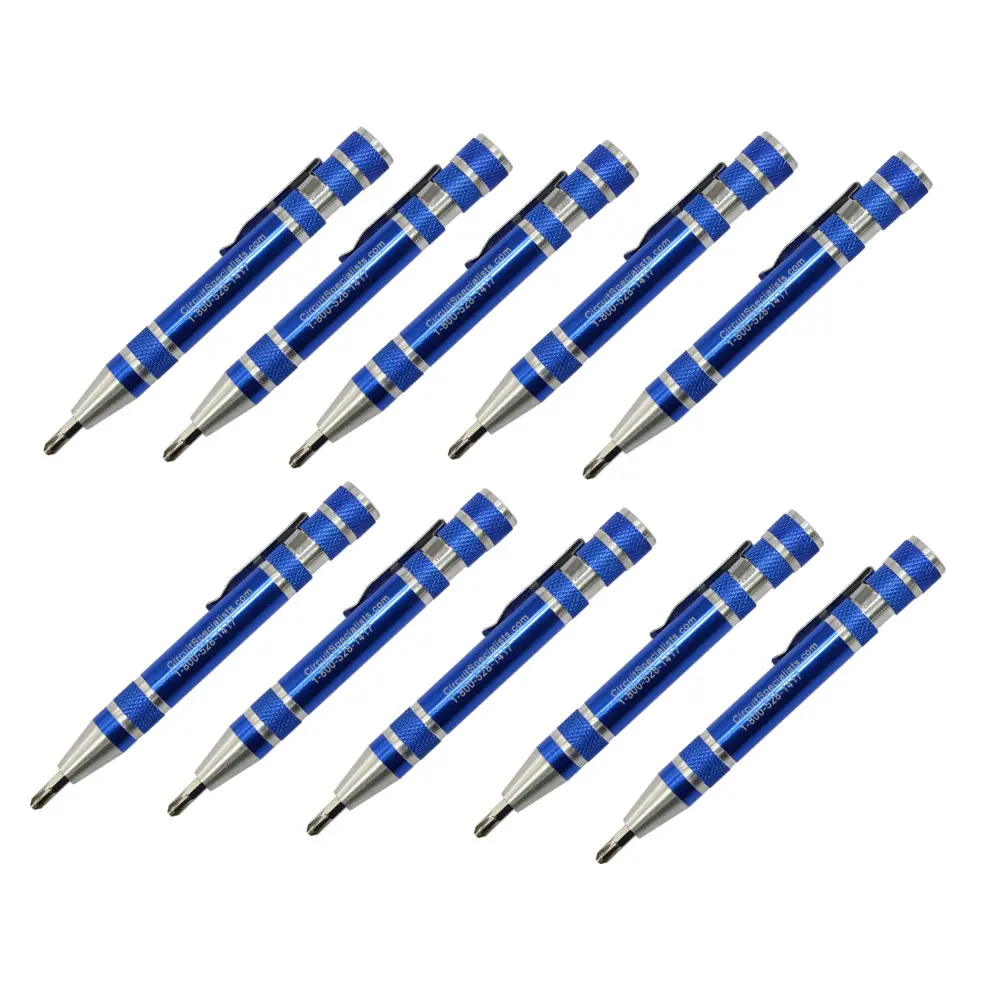 8 IN 1 POCKET SCREWDRIVER 10-PACK